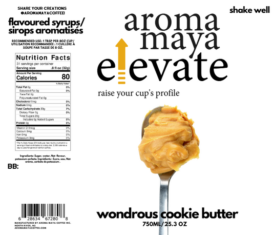 Elevate Syrup 750ml Cookie butter (Biscoff)