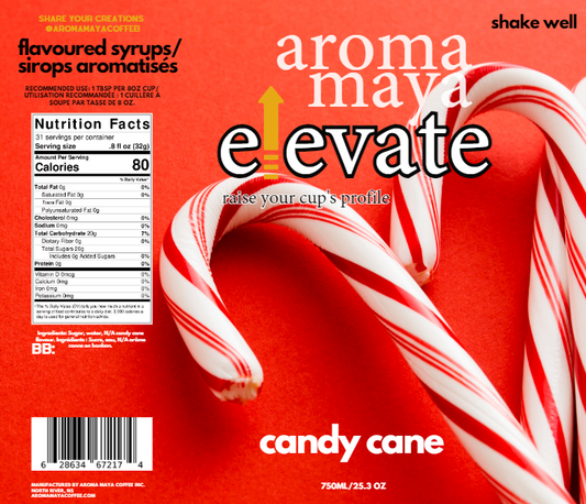 Elevate Syrup 750ml Candy Cane