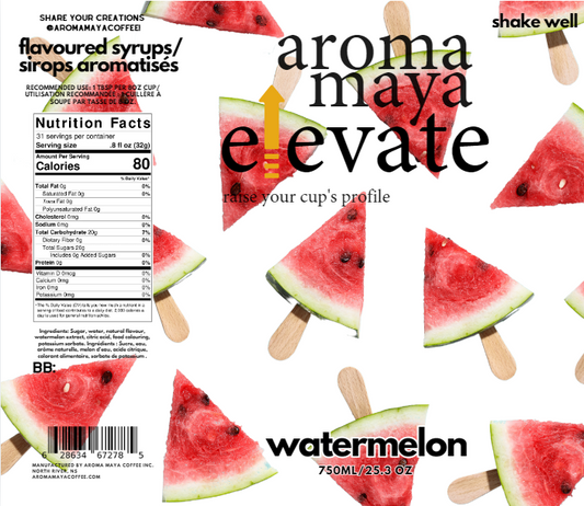 Elevate Syrup 750ml Watermelon